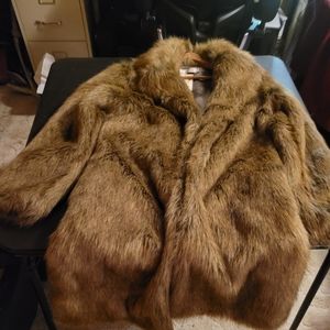 Faux fur jacket